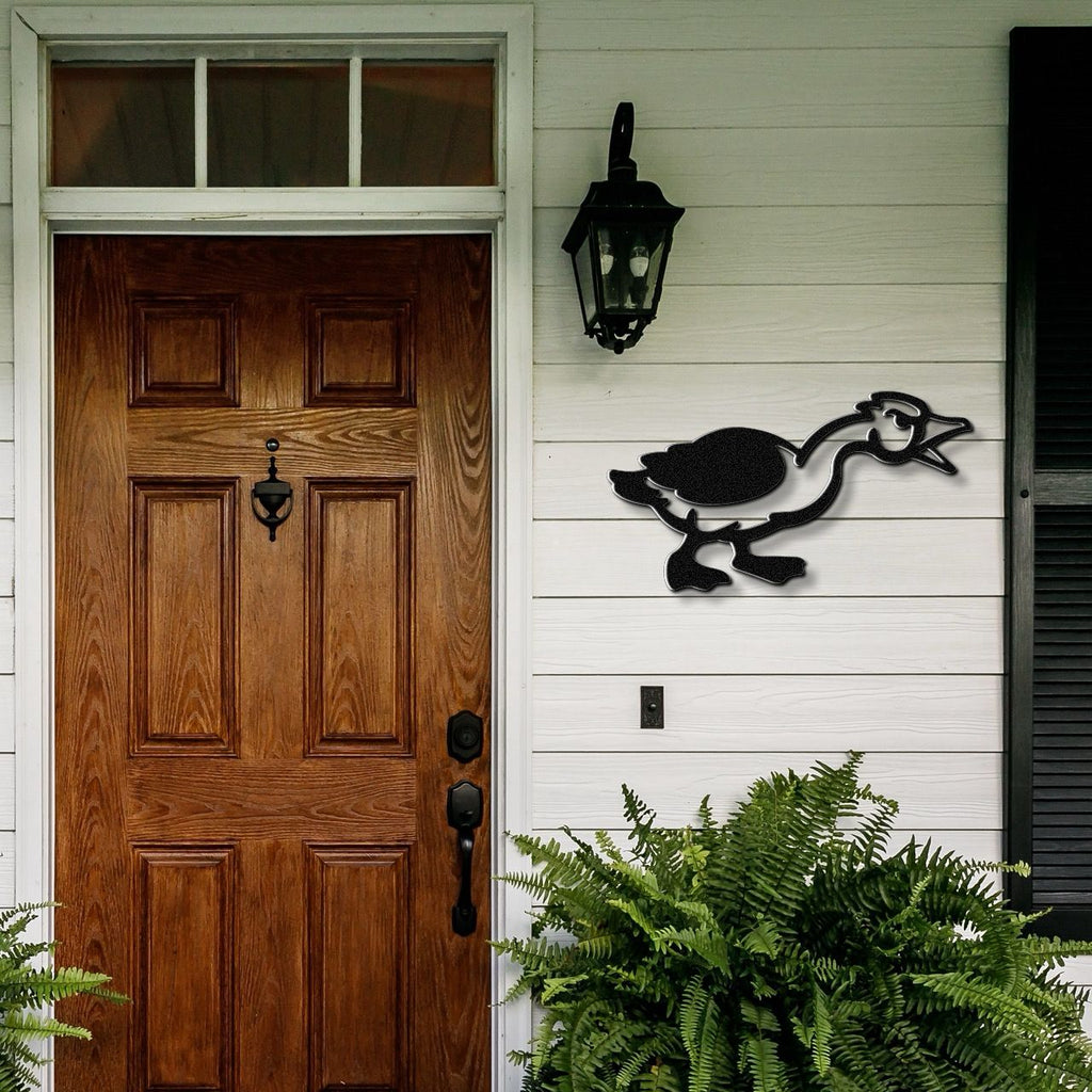 Angry Goose Metal Wall Art