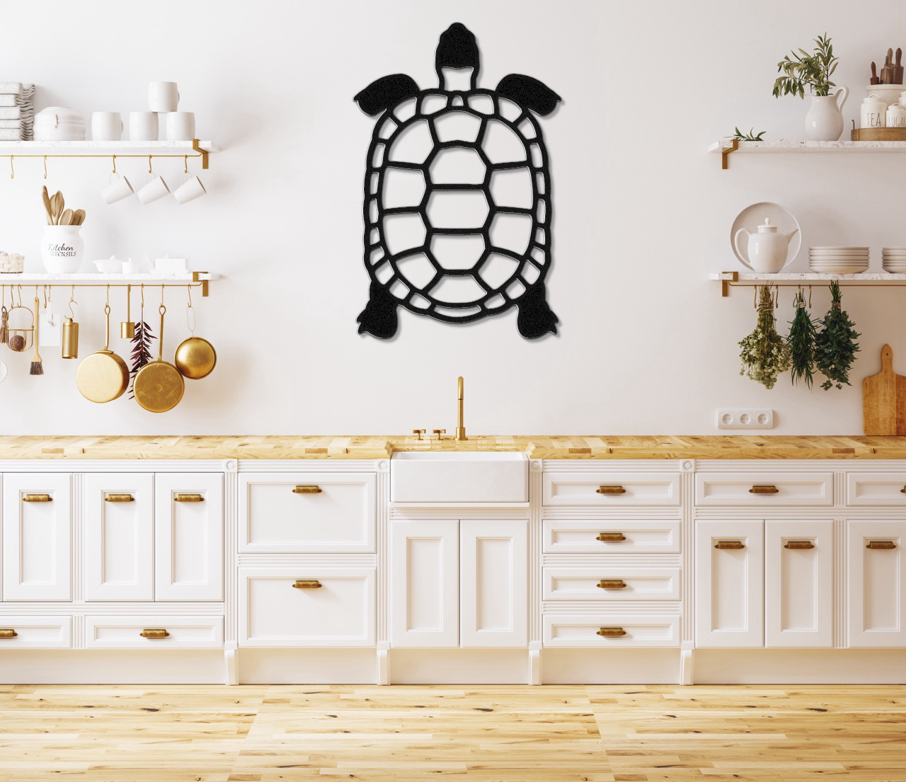 Tortoise Metal Wall Art