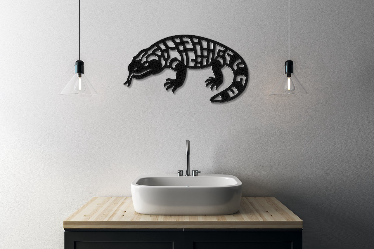 Gila Monster Metal Wall Art