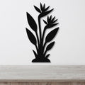 Bird of Paradise Plant Metal Wall Art