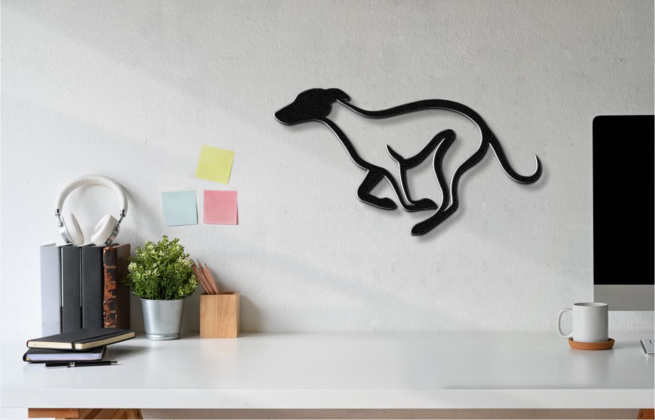 Greyhound Metal Wall Art