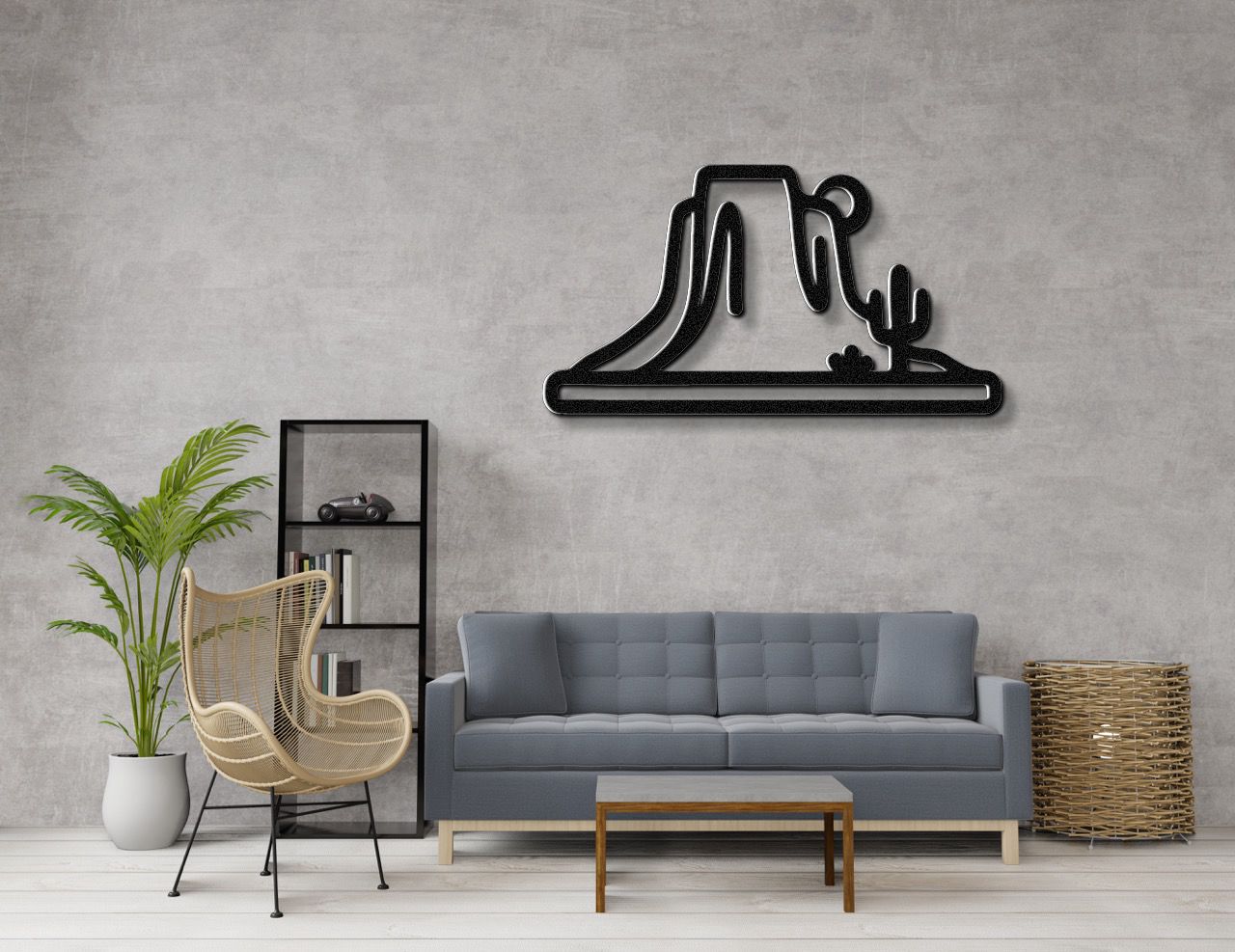 Desert Mesa Metal Wall Art