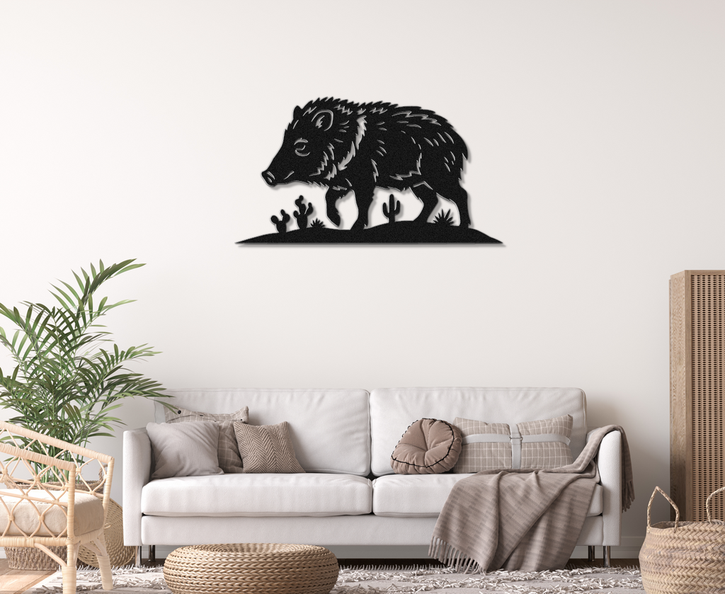 Javelina Metal Wall Art