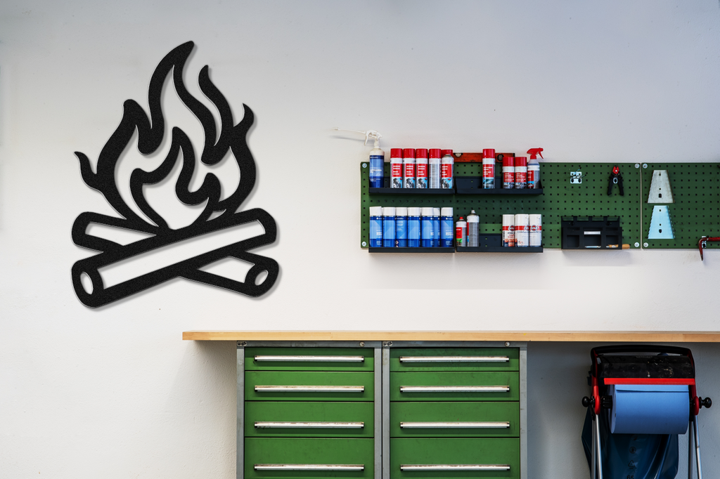Campfire Metal Wall Art