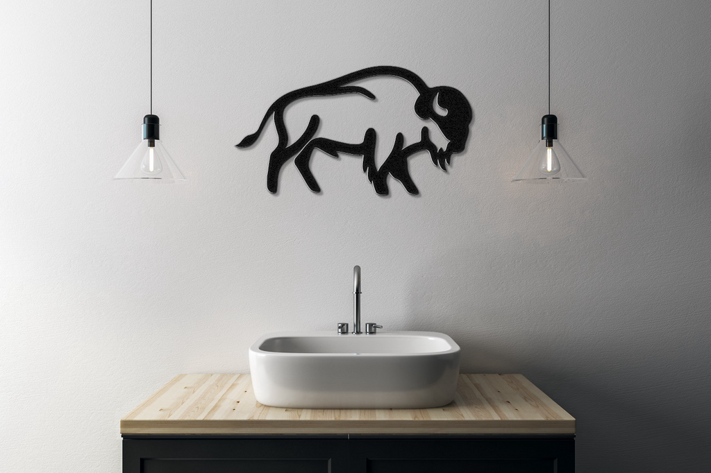Buffalo Metal Wall Art