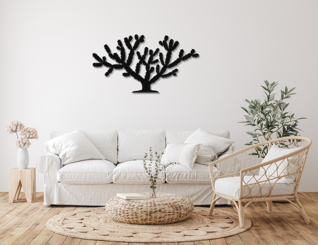 Cholla Cactus Metal Wall Art