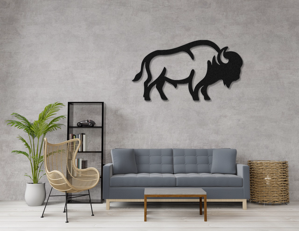 Buffalo Metal Wall Art