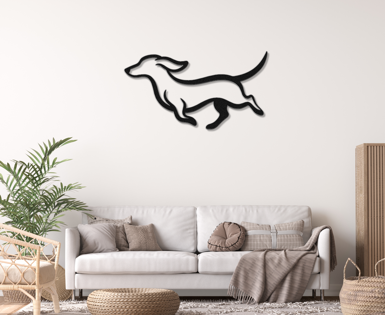 Dachshund Metal Wall Art