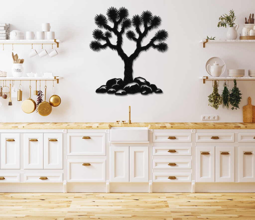 Joshua Tree Silhouette Metal Wall Art