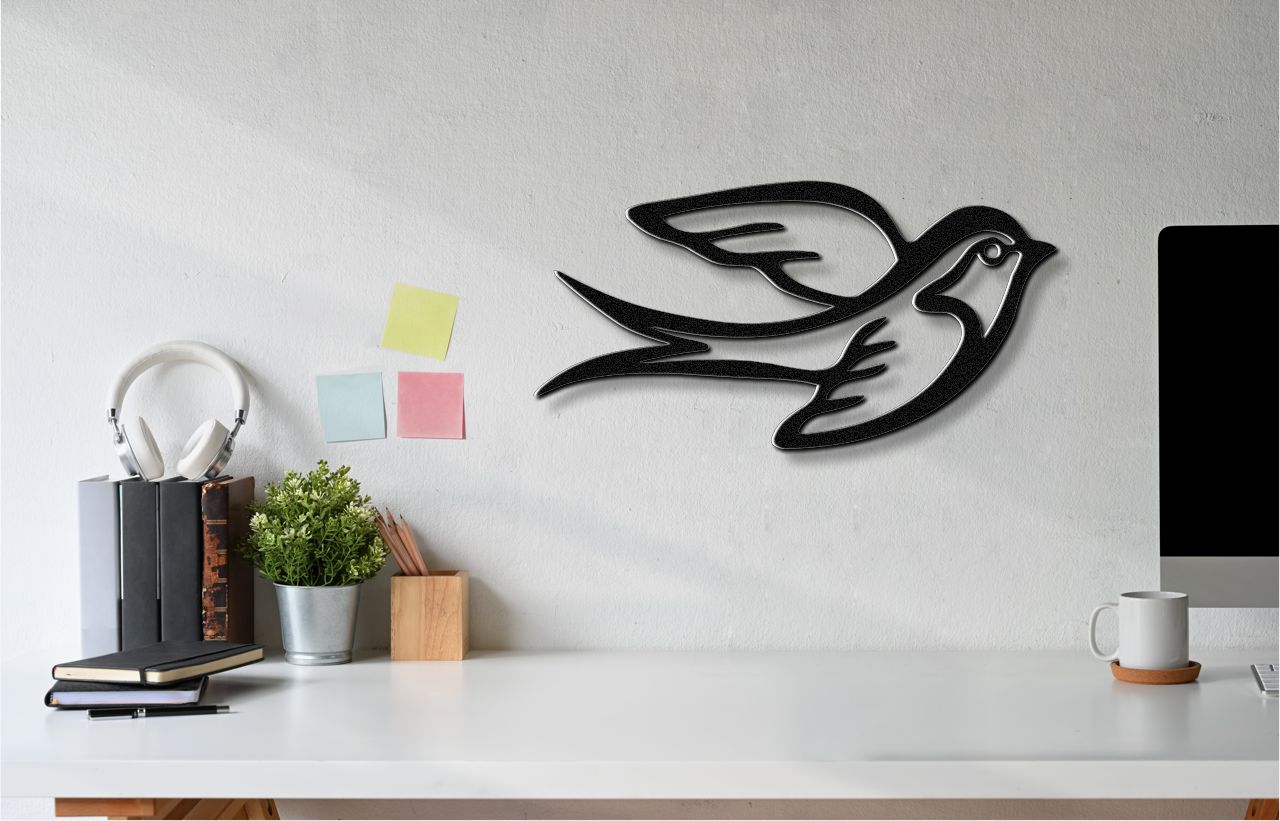 Swallow Bird Metal Wall Art