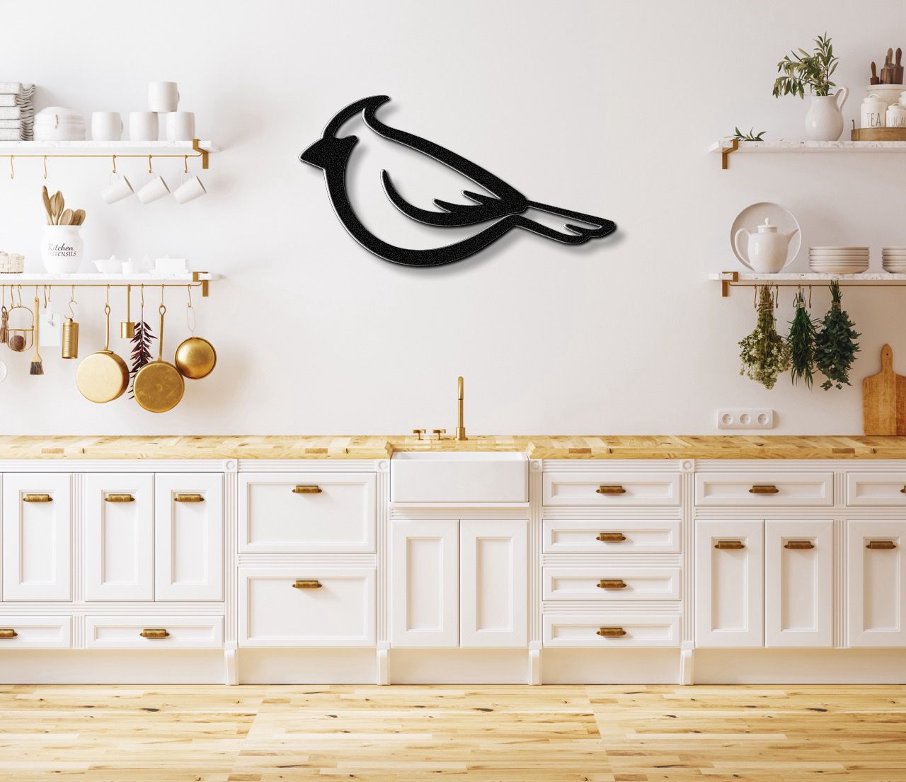 Cardinal Metal Wall Art