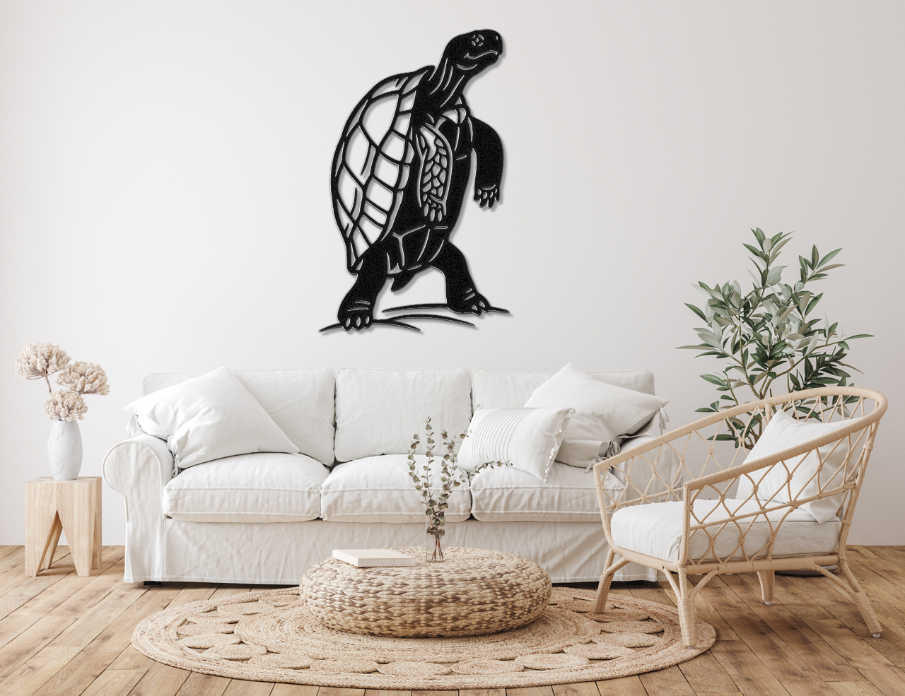Tortoise Metal Wall Art