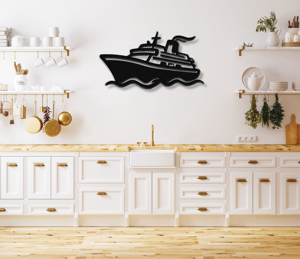 Cruise Ship Metal Wall Art