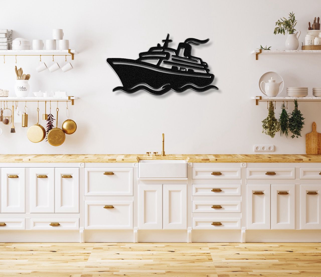 Cruise Ship Metal Wall Art