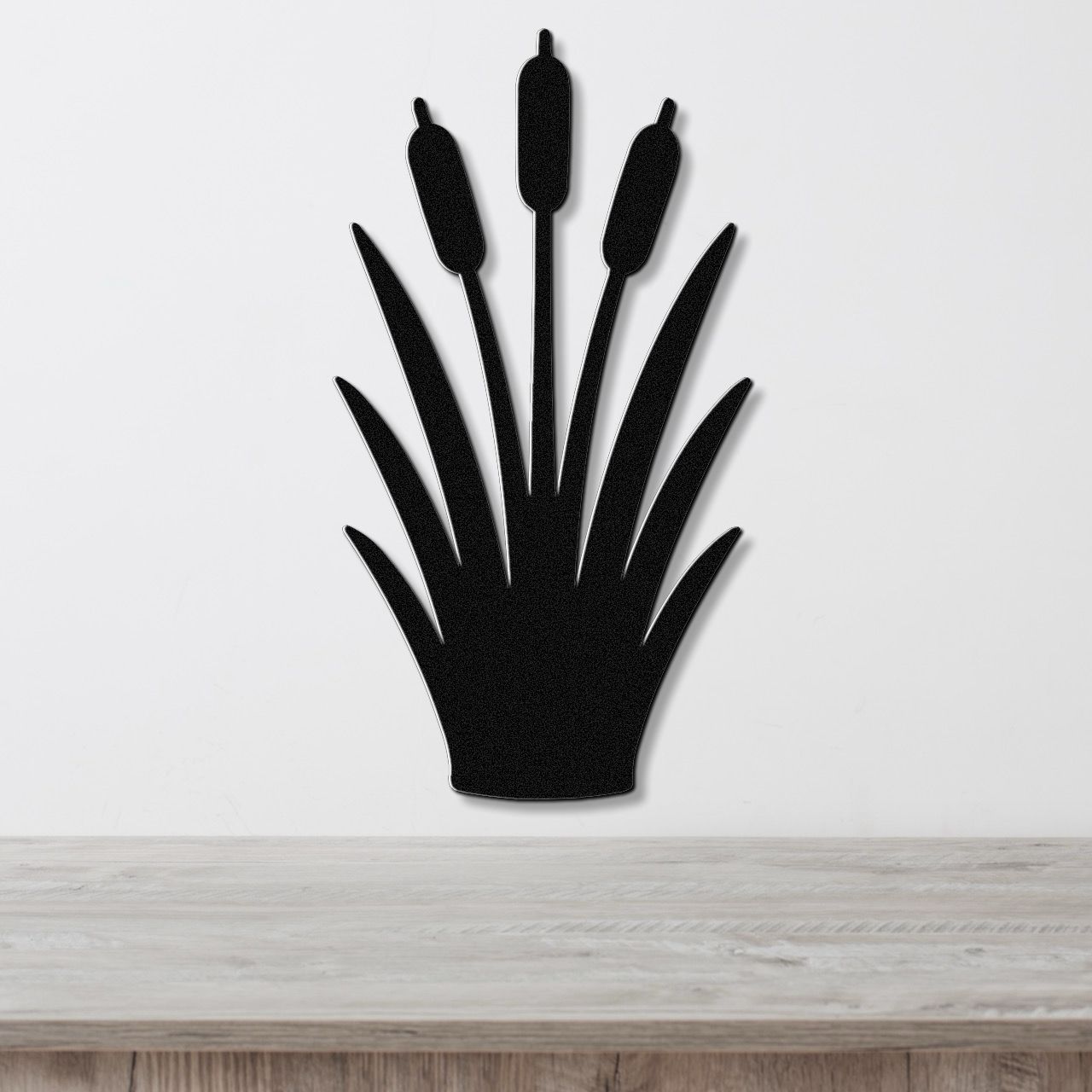 Cattail Metal Wall Art
