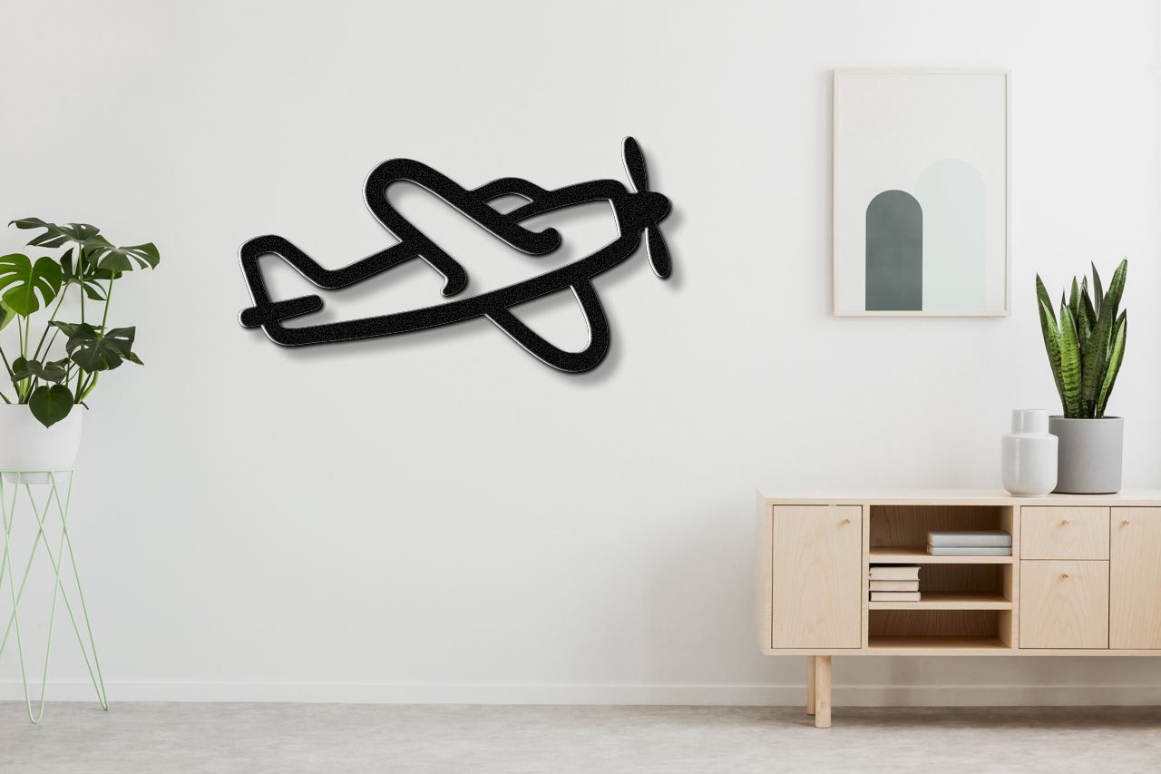 Airplane Metal Wall Art