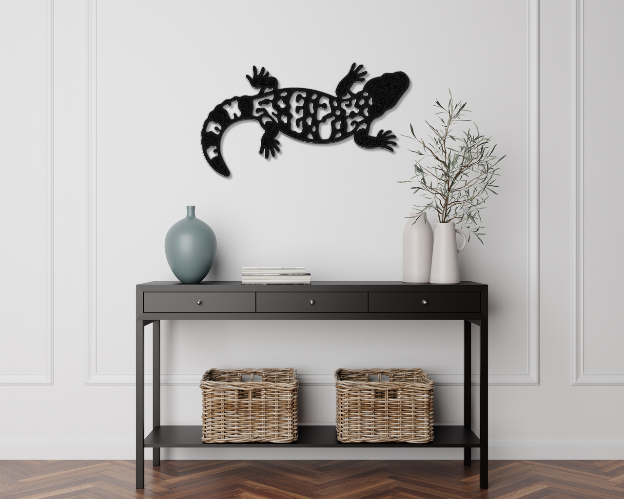 Gila Monster Metal Wall Art