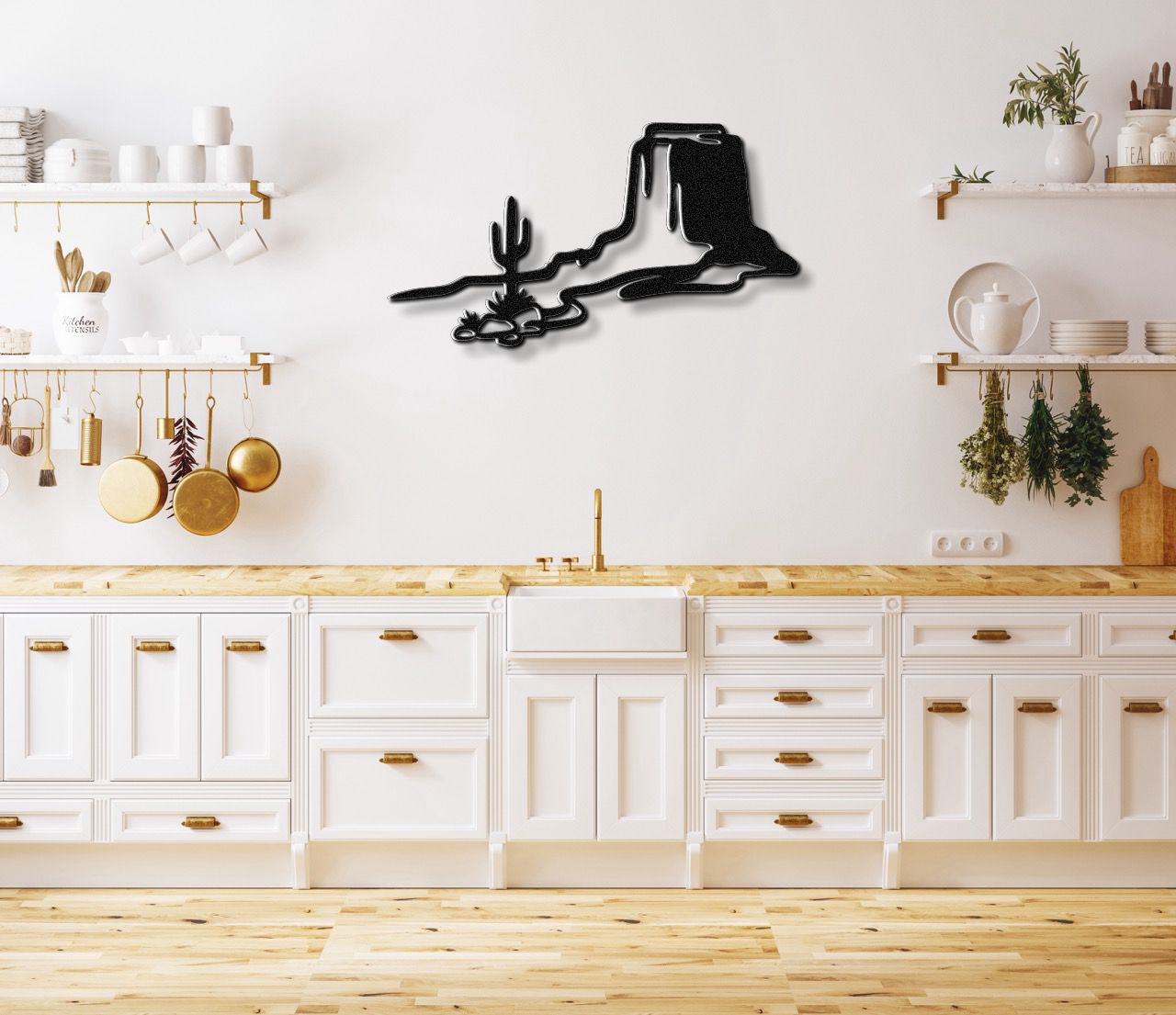 Desert Mesa Metal Wall Art