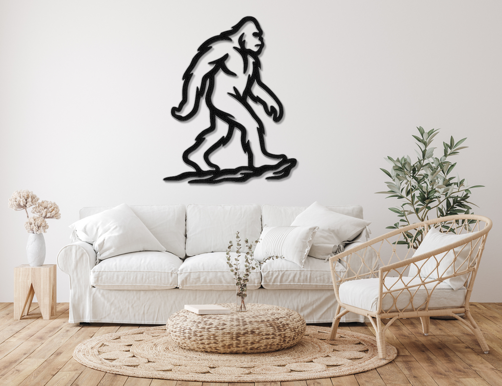 Bigfoot Metal Wall Art