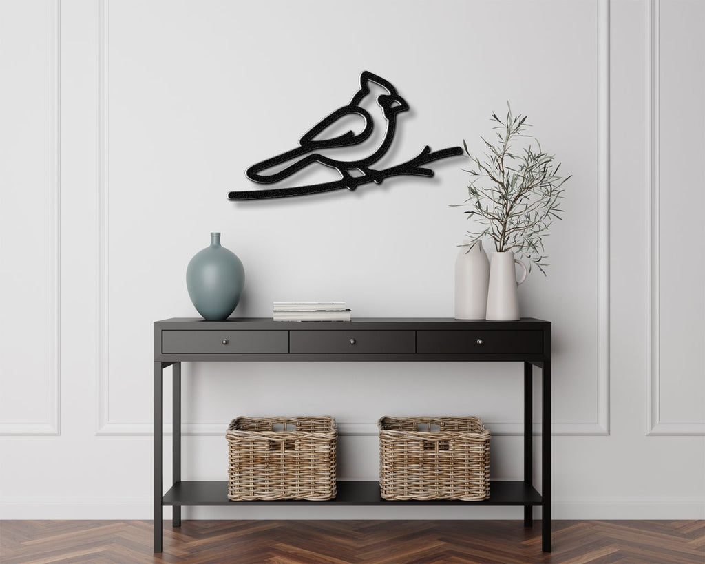 Cardinal Metal Wall Art
