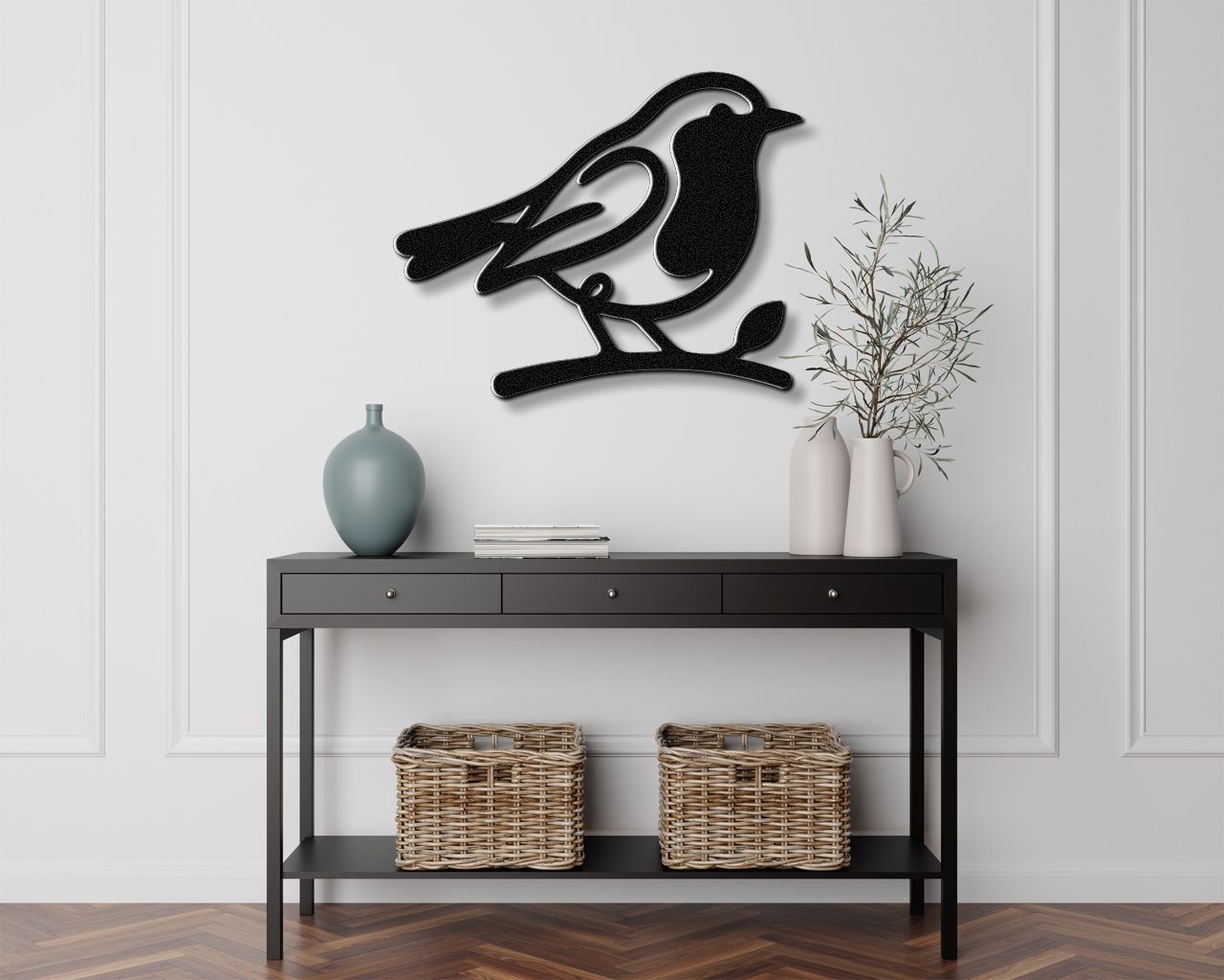 Robin Metal Wall Art
