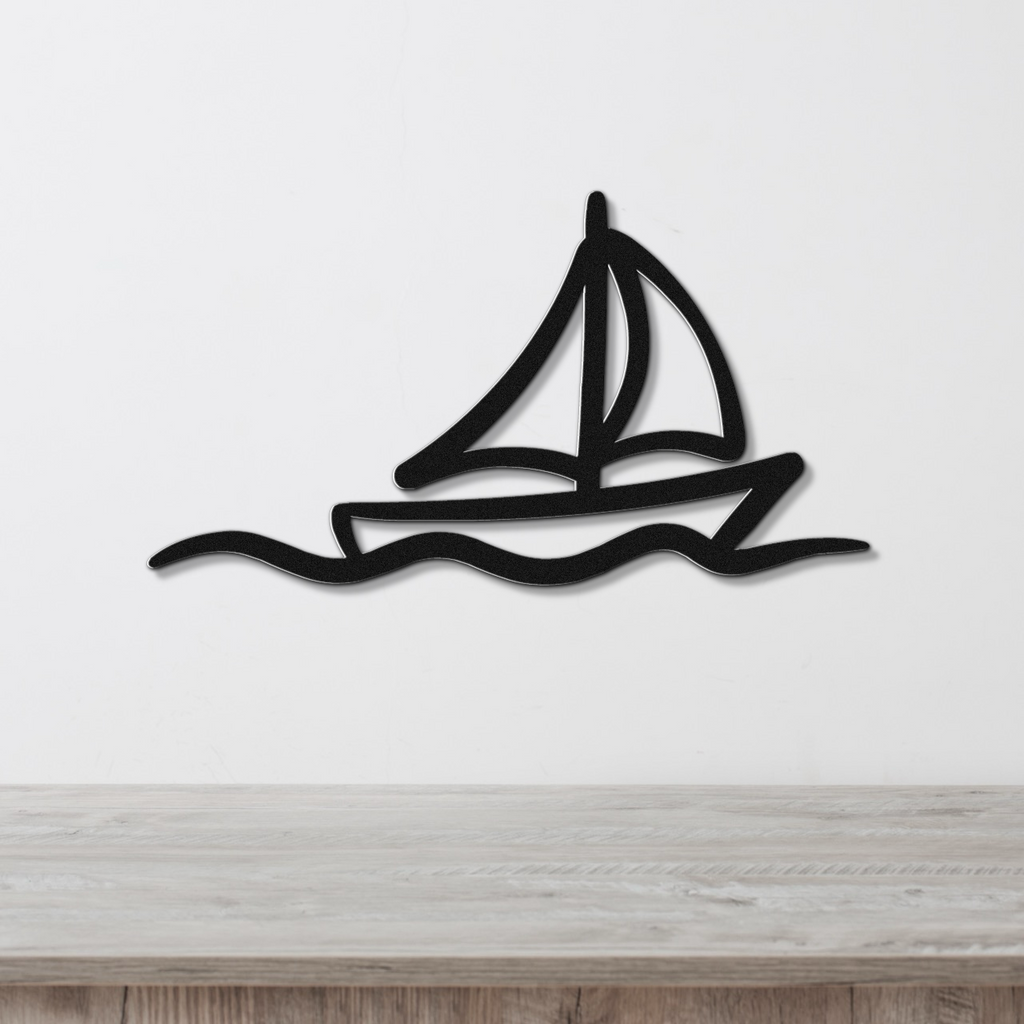 Sailboat Metal Wall Art