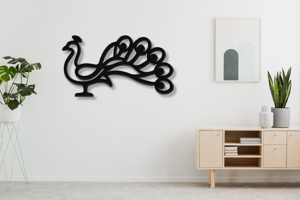 Peacock Metal Wall Art
