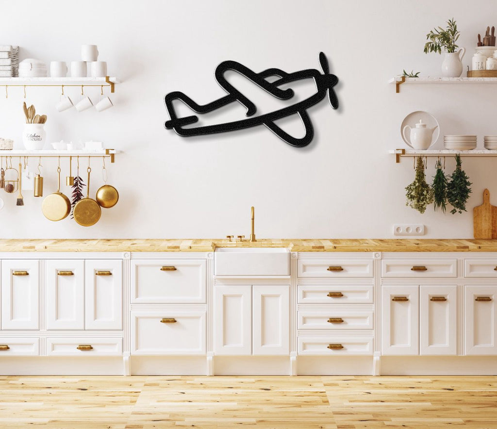 Airplane Metal Wall Art