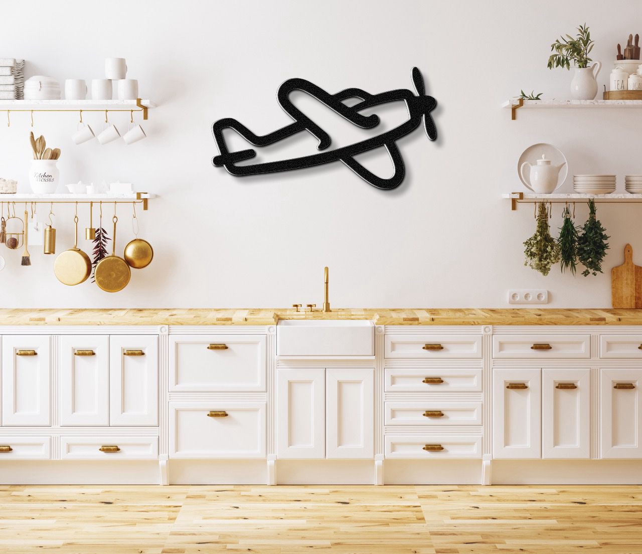 Airplane Metal Wall Art