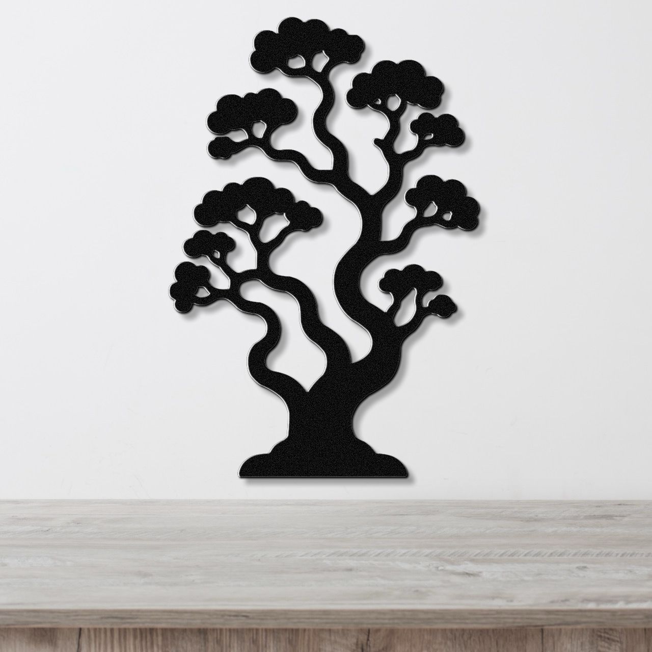 Bonsai Tree Metal Wall Art