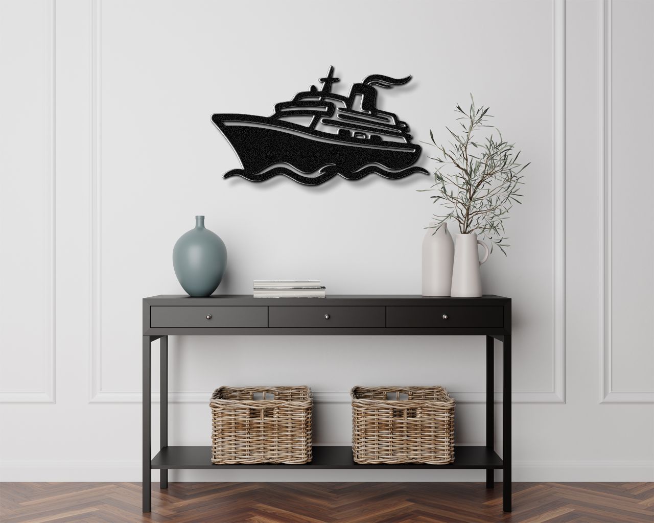 Cruise Ship Metal Wall Art