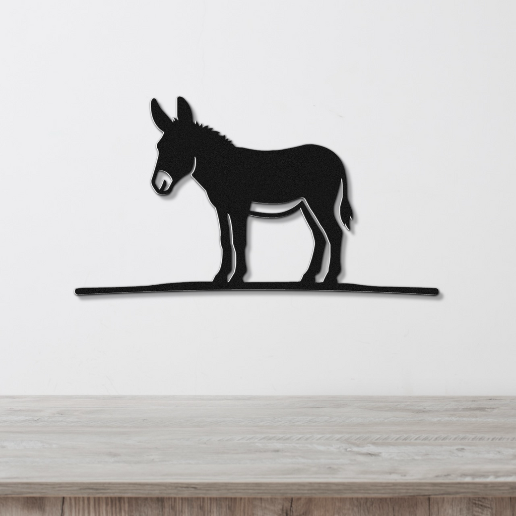 Burro Metal Wall Art