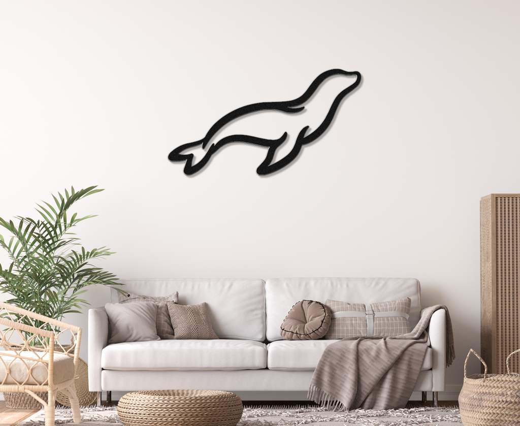 Sea Lion Metal Wall Art