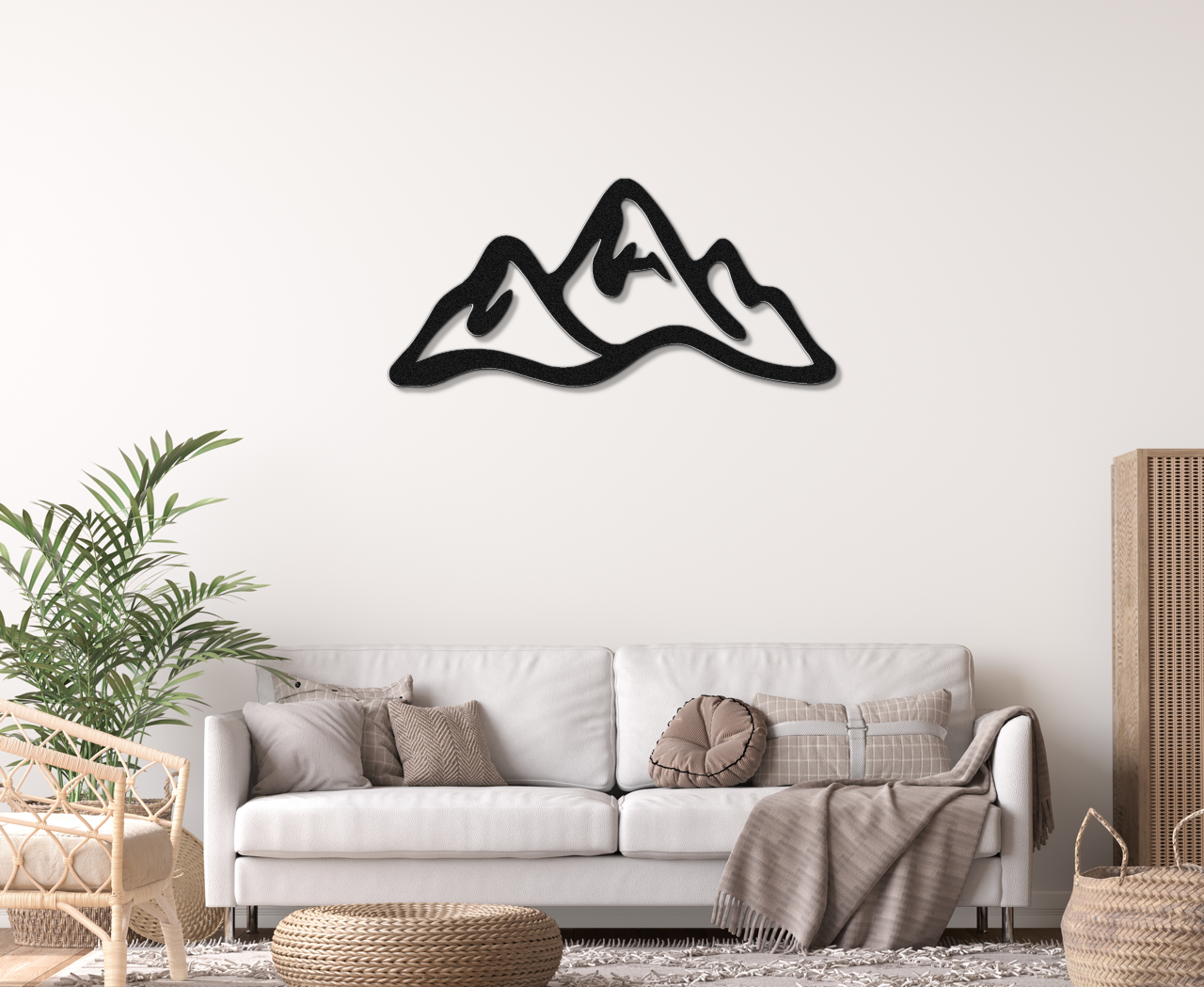 Mountains Metal Wall Art