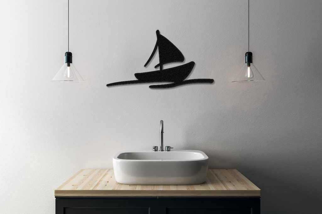 Sailboat Metal Wall Art
