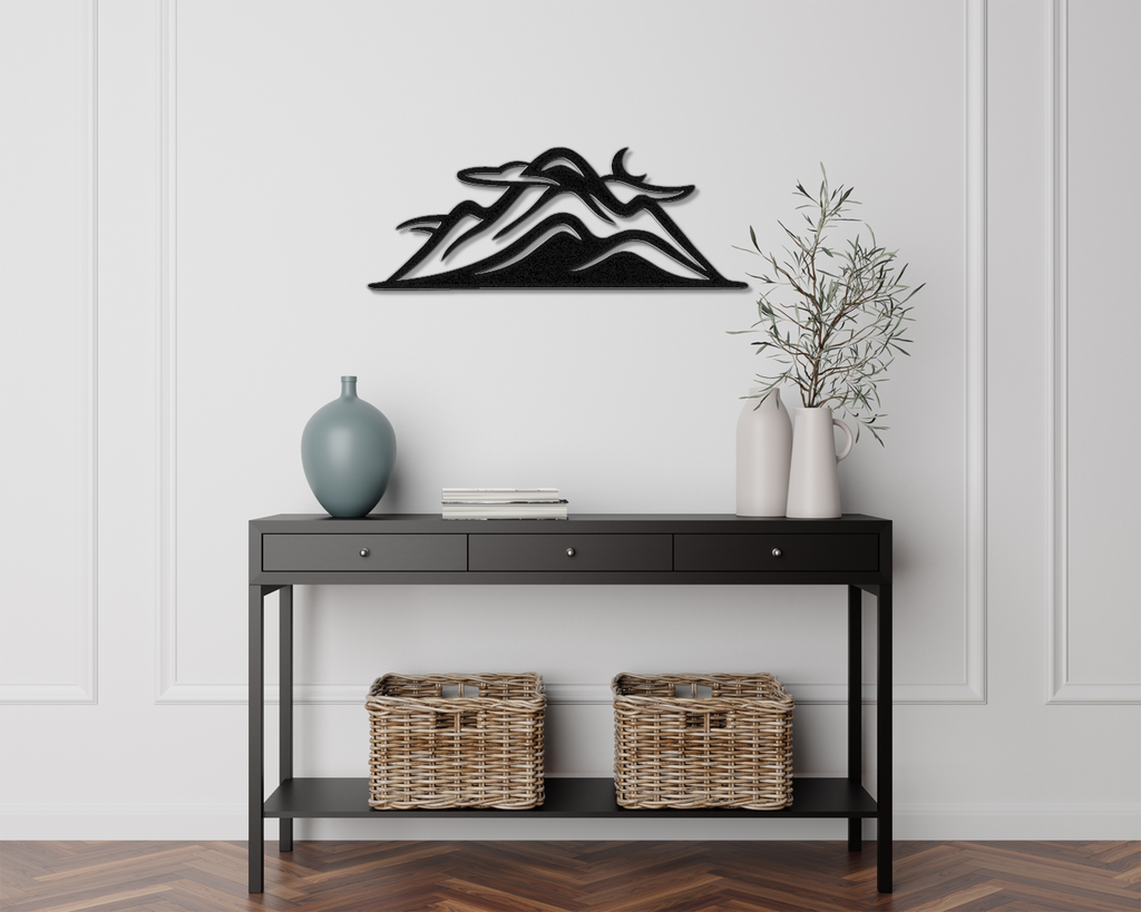 Mountains Metal Wall Art