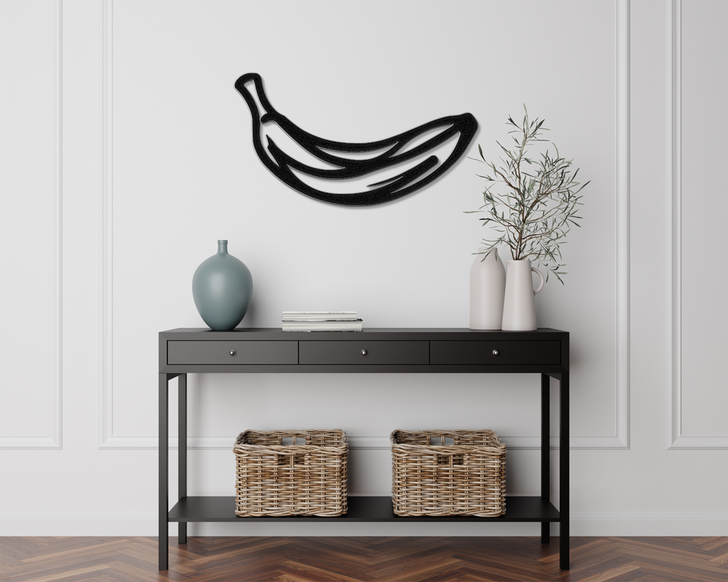 Banana Metal Wall Art