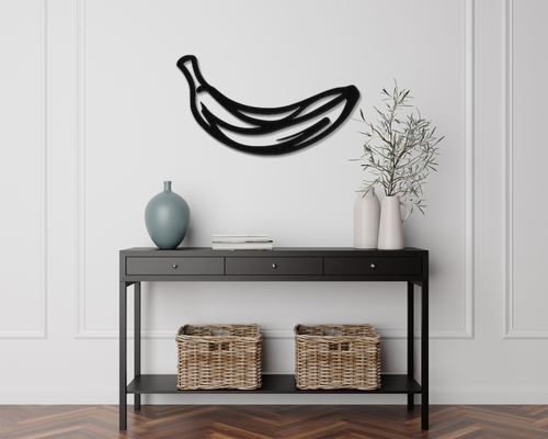 Banana Metal Wall Art
