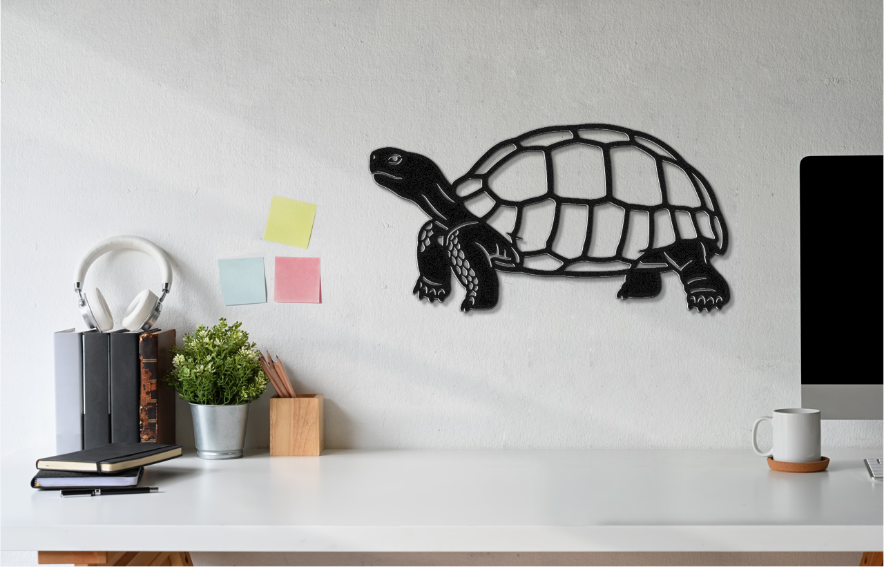 Tortoise Metal Wall Art