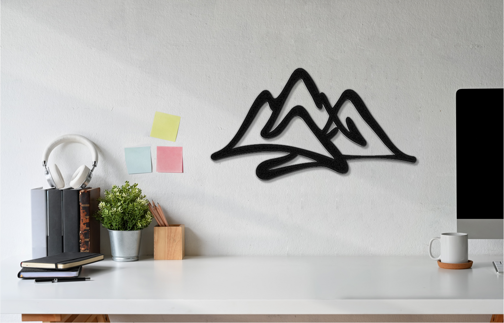 Mountains Metal Wall Art
