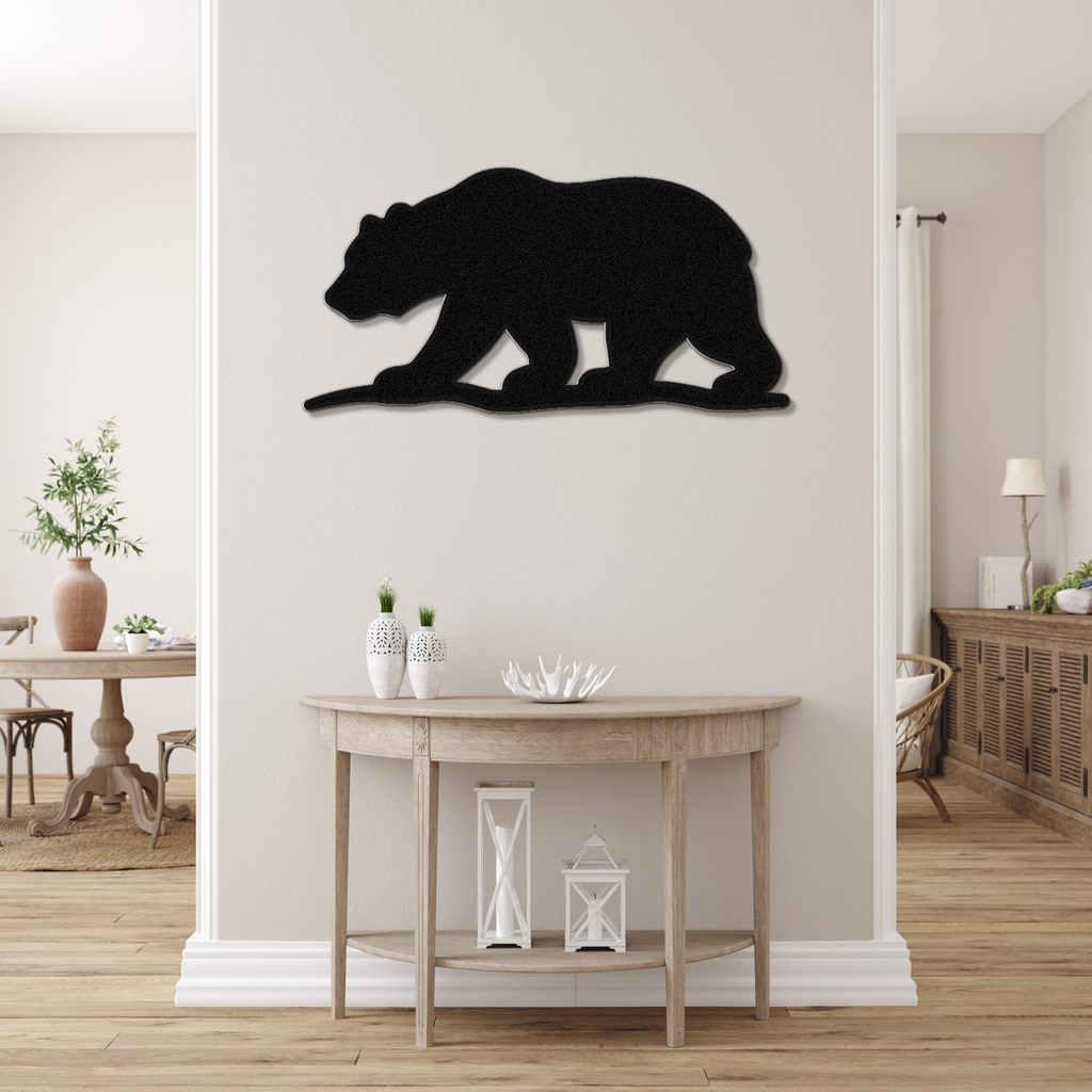 Bear Metal Wall Art