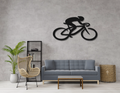 Cycling Metal Wall Art