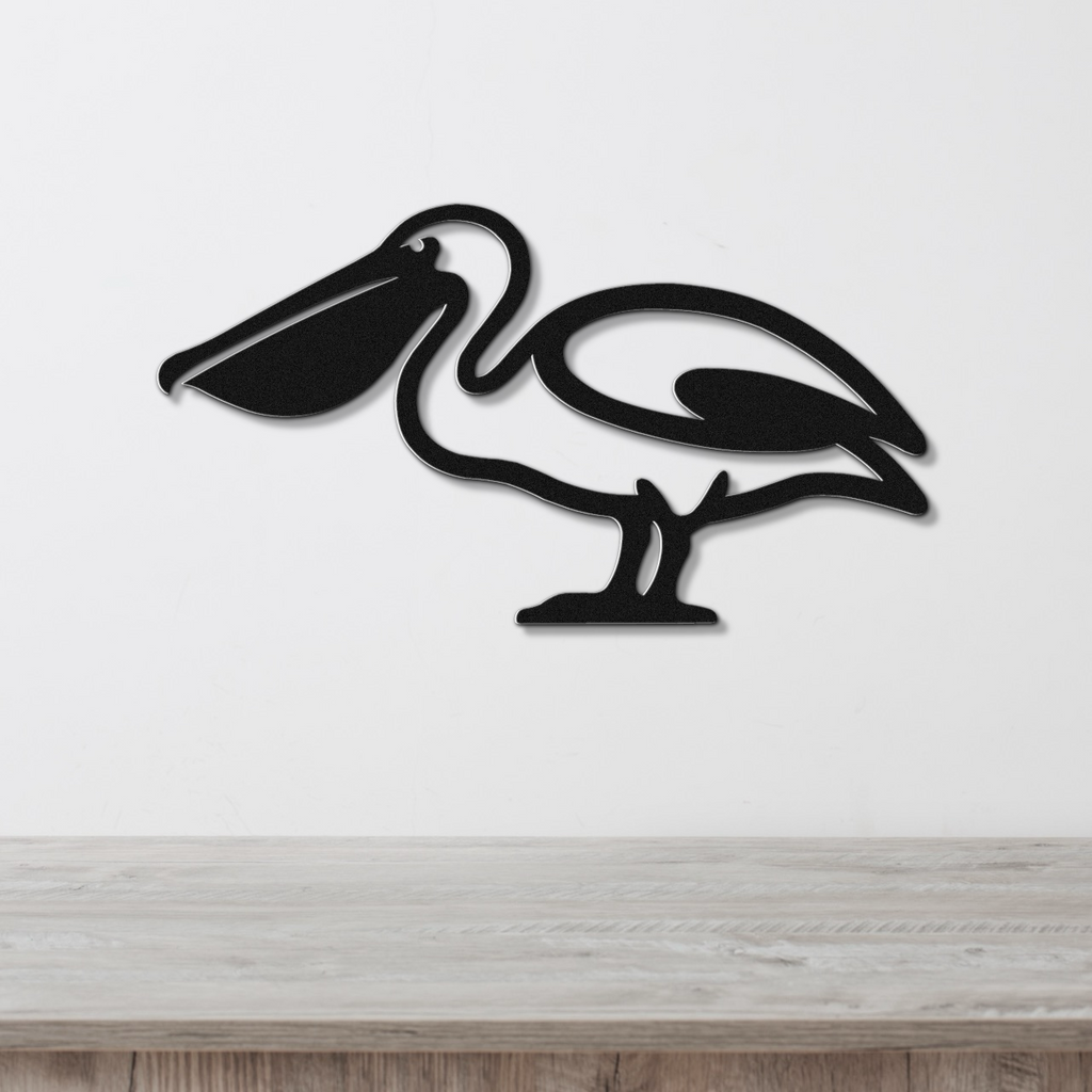 Pelican Metal Wall Art