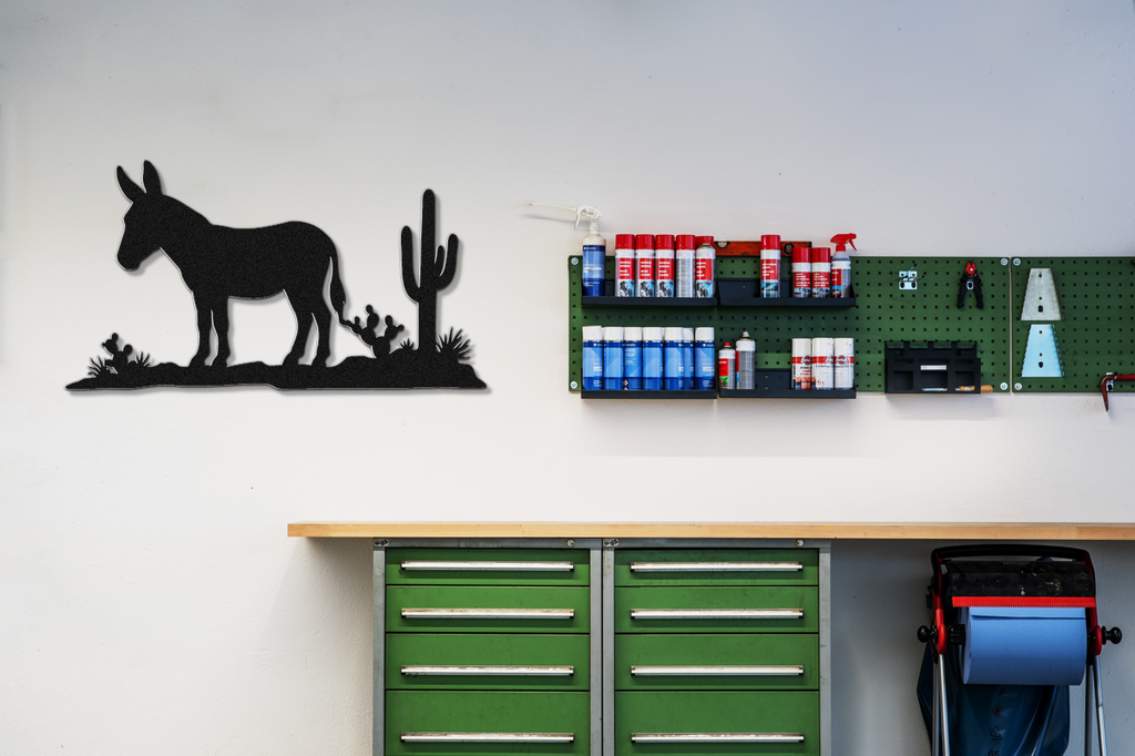 Burro Metal Wall Art