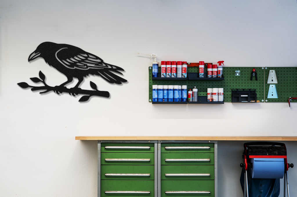 Raven Metal Wall Art