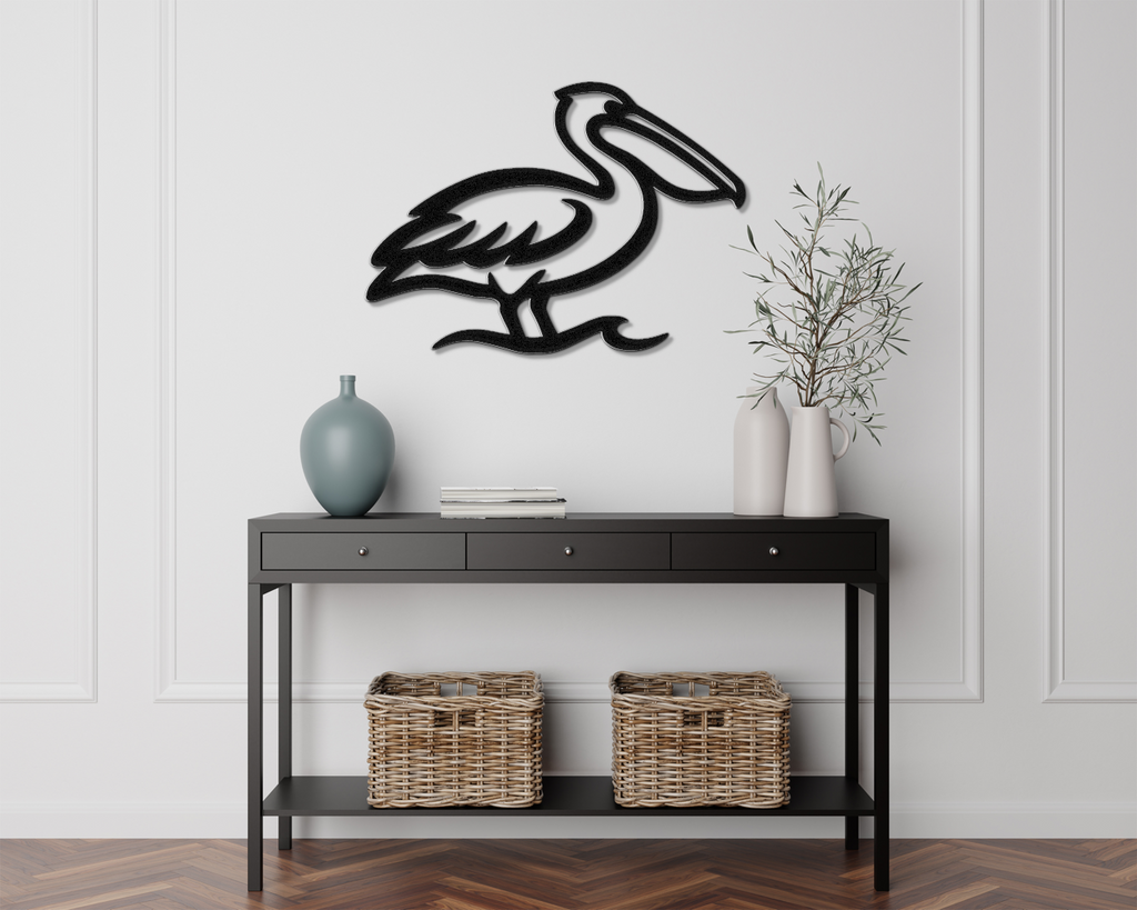 Pelican Metal Wall Art