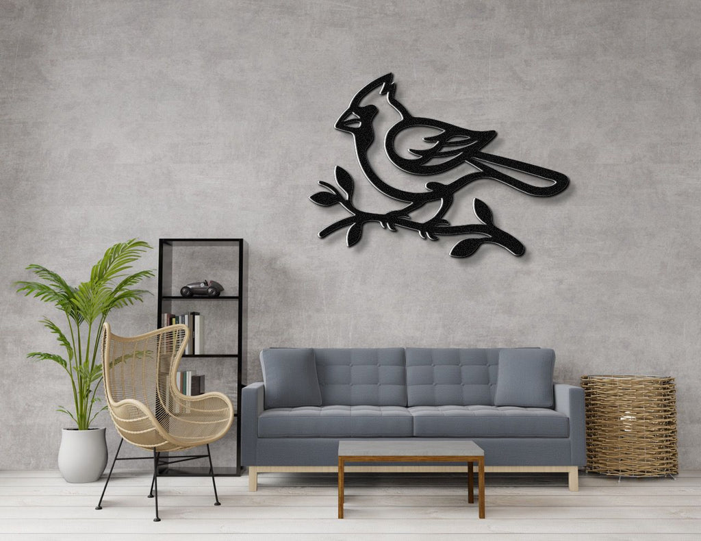 Cardinal Metal Wall Art