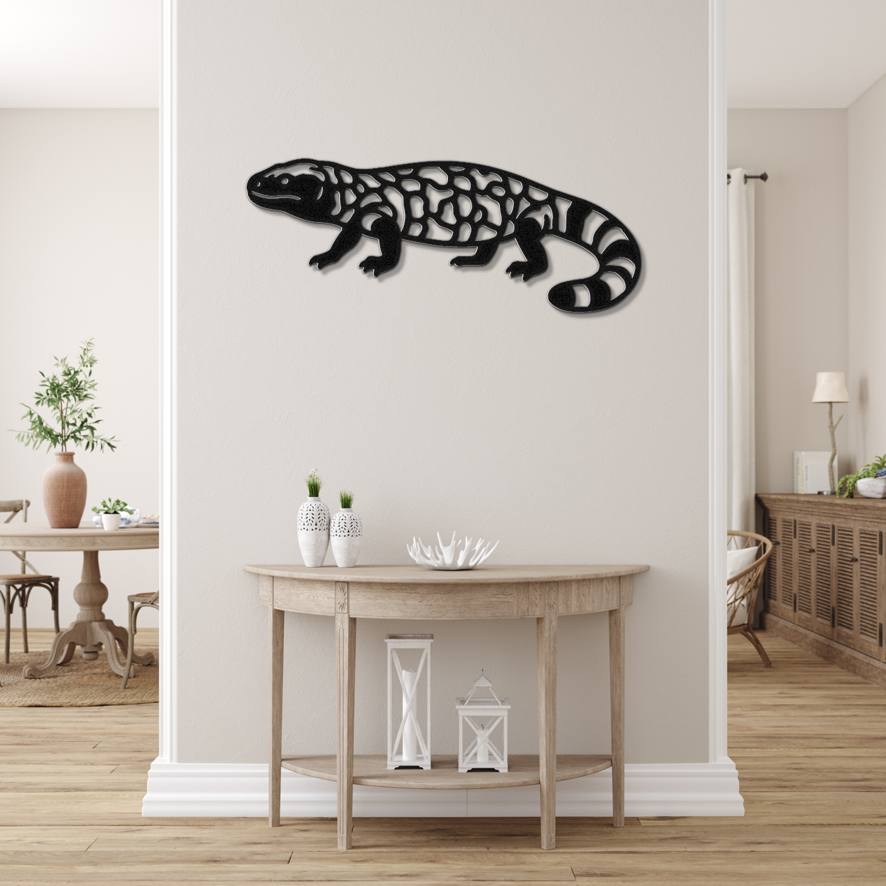 Gila Monster Metal Wall Art
