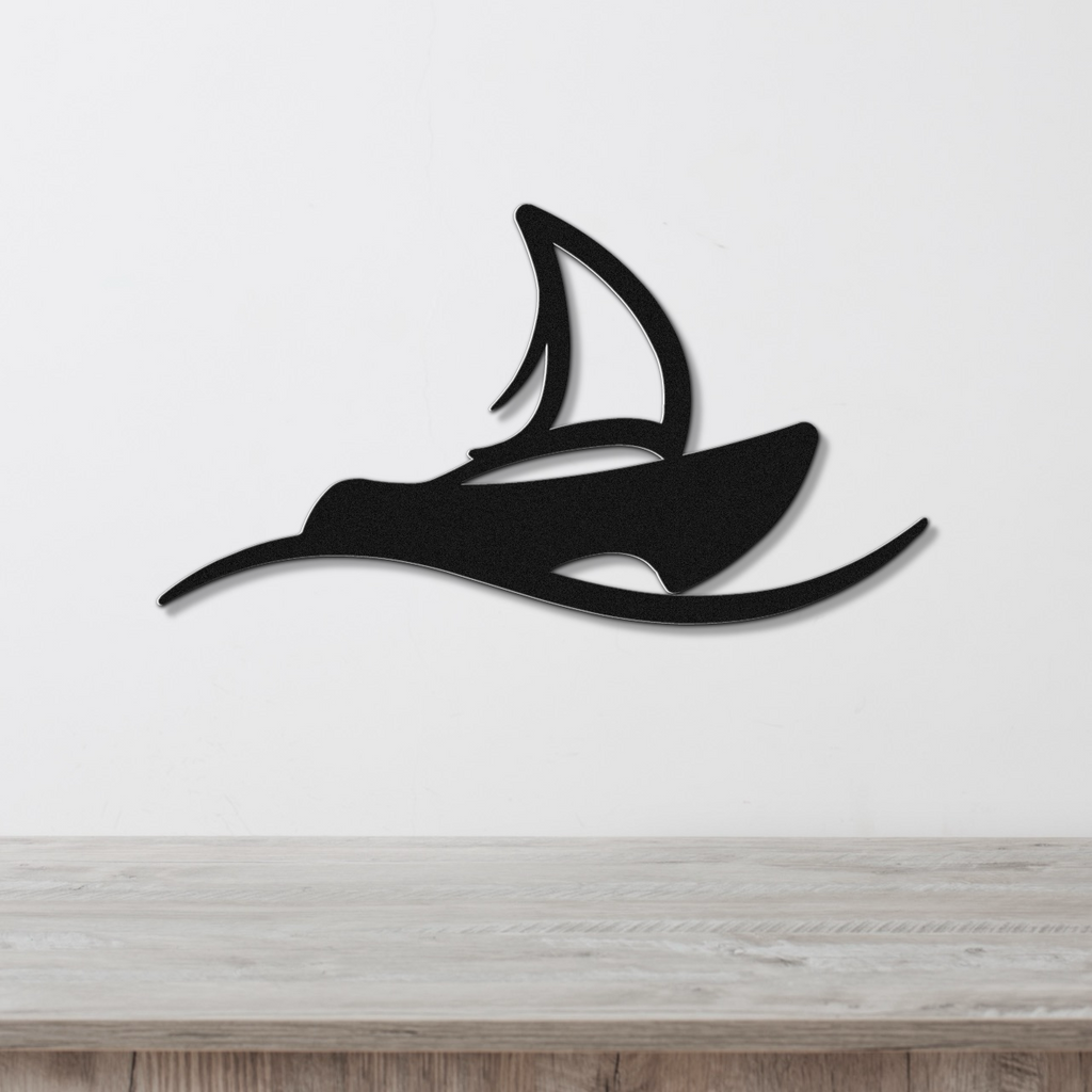 Sailboat Metal Wall Art