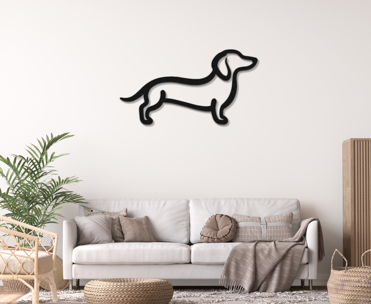 Dachshund Metal Wall Art
